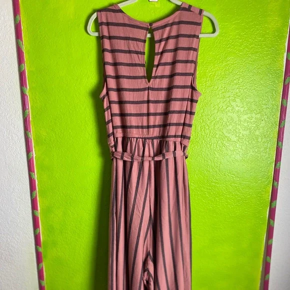 NWT PINK KNIT BELTED JUMPSUIT BY TORRID IN SIZE 3XL 22-24Women - Picture 10 of 12